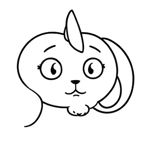 a cartoon character tattoo design idea