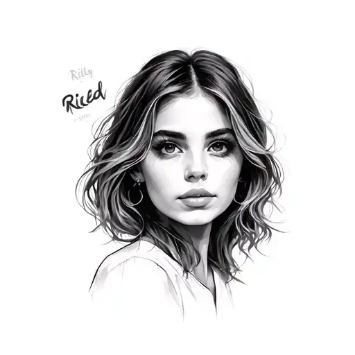 Riley Reid tattoo design idea
