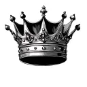 crown king tattoo design idea