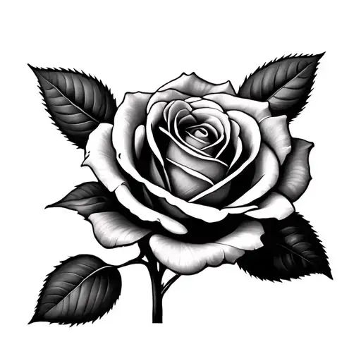 rose with songtext: "Who'd allow a face to be as soft as a Flower?" tattoo design idea