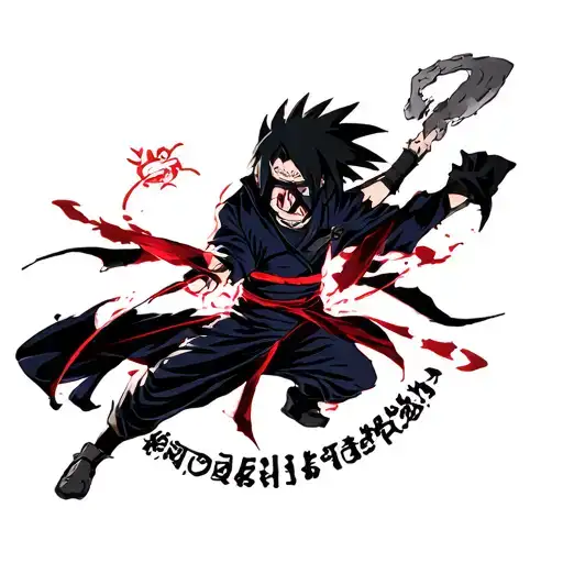 Madara Uchiha tattoo design idea