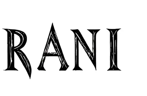"Rani" tattoo design idea