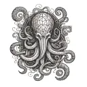 brain kraken multitasking problems trying to find tattoo design idea