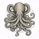 brain kraken multitasking problems trying to find tattoo design idea