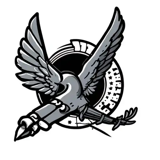 air force tattoo design idea