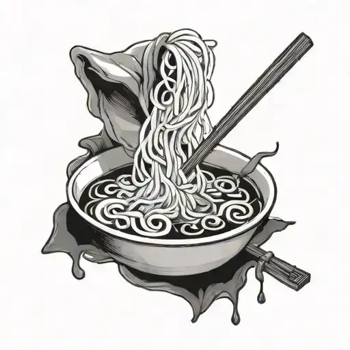 Ramen tattoo design idea