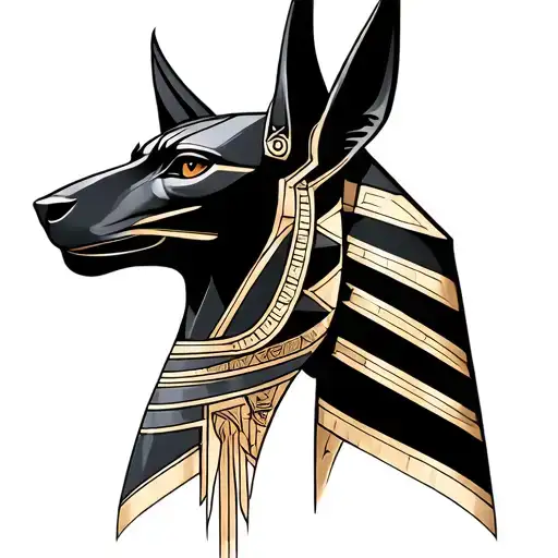 Ra And Anubis tattoo design idea