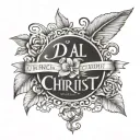 do all things through Christ tattoo design idea
