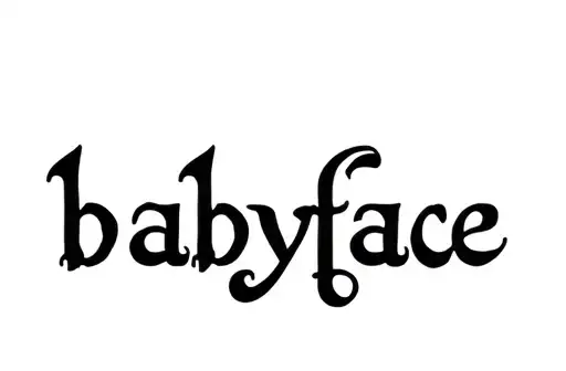 "babyface
" tattoo design idea