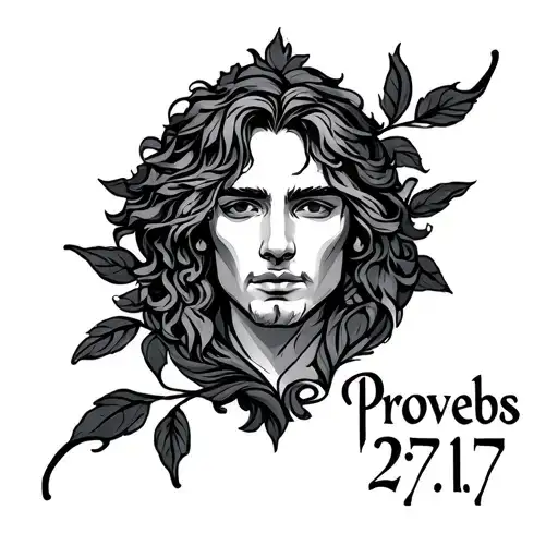proverbs 27:17 tattoo design idea
