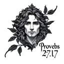proverbs 27:17 tattoo design idea
