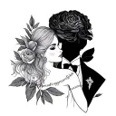 Wedding Date tattoo design idea