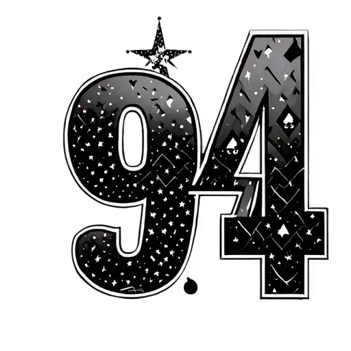 I want a Las Vegas Theme, I want there to be a reference to the following numbers: 9, 4, and 21.  tattoo design idea