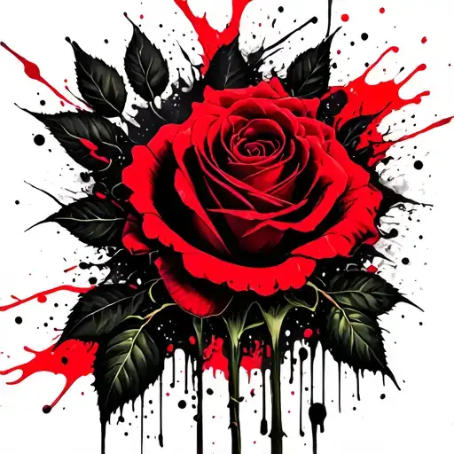 roses tattoo design idea