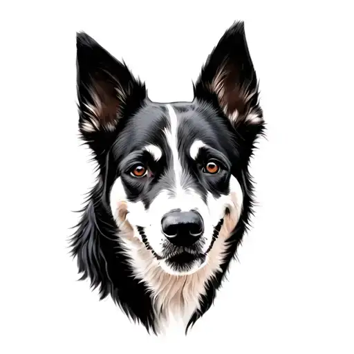 Blue Heeler tattoo design idea