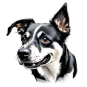 Blue Heeler tattoo design idea