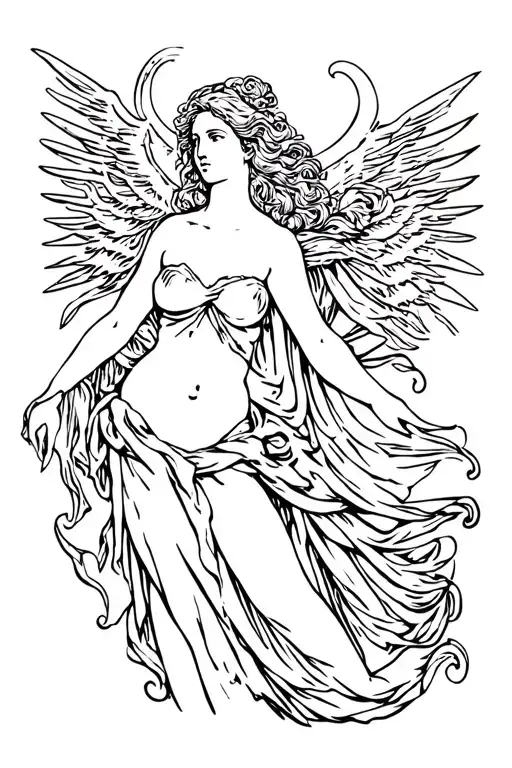 Aphrodite the goddess of love tattoo tattoo design idea