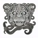 mictlan full body tattoo design idea