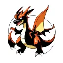 Make a Charizard tattoo design idea