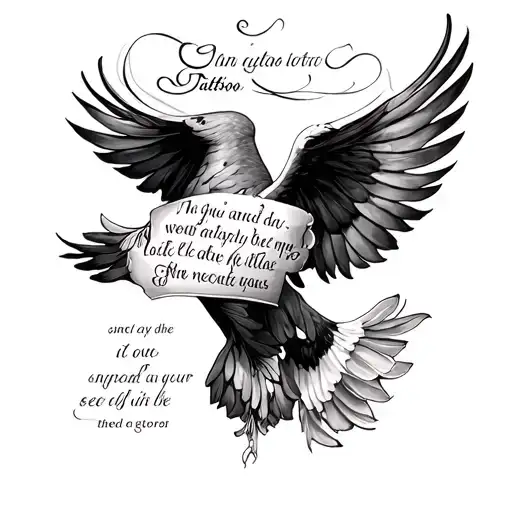 biblical verse tattoo design idea