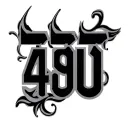 the word תמים with the number 490  tattoo design idea