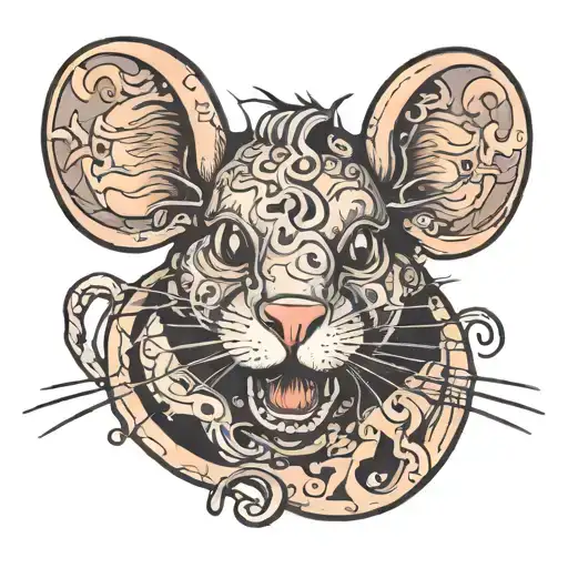 Gemini, 616, Sophia, puerto rico, mexico, 1984, year of the rat  tattoo design idea