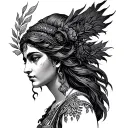 Hera Goddess tattoo design idea
