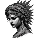 Hera Goddess tattoo design idea