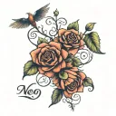 bible verse tattoo design idea