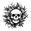 Scroll tattoo design idea