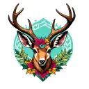 jackalope tattoo design idea