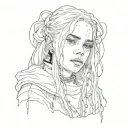 Billie Eilish tattoo design idea