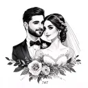 Wedding Date tattoo design idea
