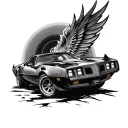 Pontiac firebird tattoo design idea