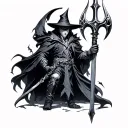 blackmage with a keyblade kingdom hearts tattoo design idea