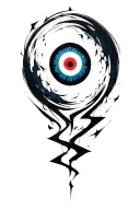 Sasuke Mangekyou Sharingan tattoo design idea