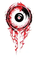 Sasuke Mangekyou Sharingan tattoo design idea