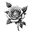 Yorkshire Rose tattoo design idea