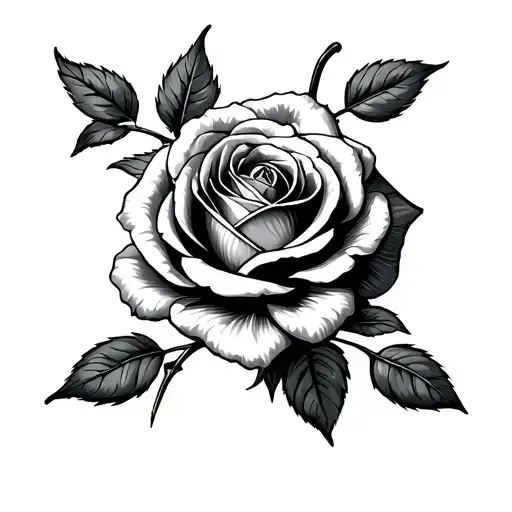 Yorkshire Rose tattoo design idea