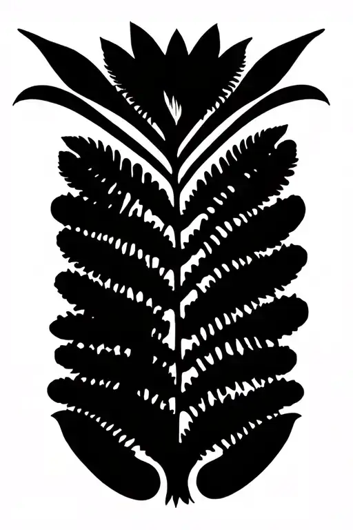 koro fern tattoo design idea