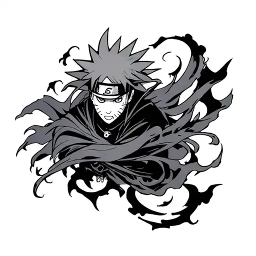 Shinigami Naruto tattoo design idea