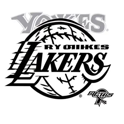 lakers Yankees Jets logos incorporated tattoo design idea
