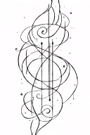 physics and christianity forearm tattoo design idea
