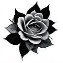 Above Eyebrow tattoo design idea