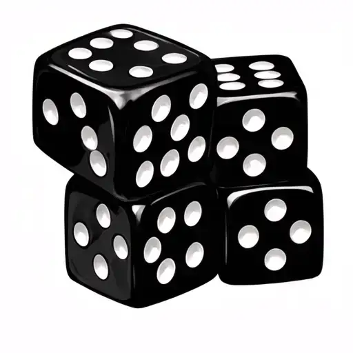 3 stacked dice with 6 dots on each face tattoo design idea