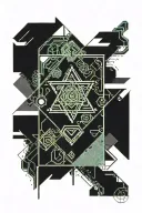 combination of names "Natalia, Fernando, Augusto"  tattoo design idea