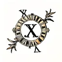 1985 Roman Numerals tattoo design idea