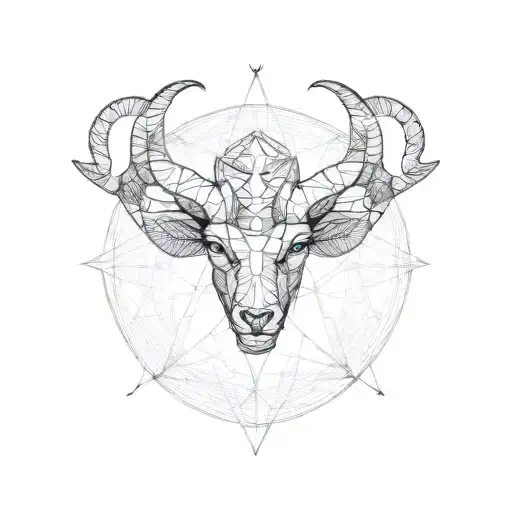 aries taurus cusp tattoo design idea