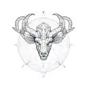aries taurus cusp tattoo design idea