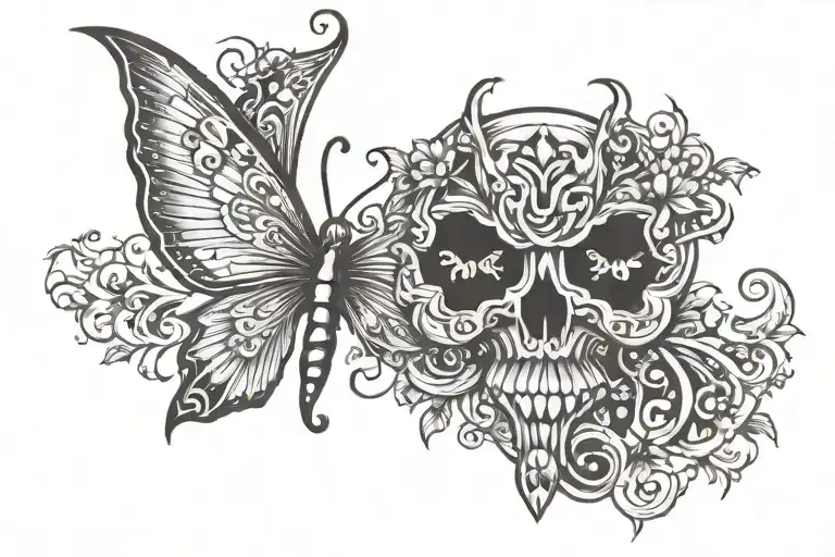 word Beat The Odds tattoo design idea